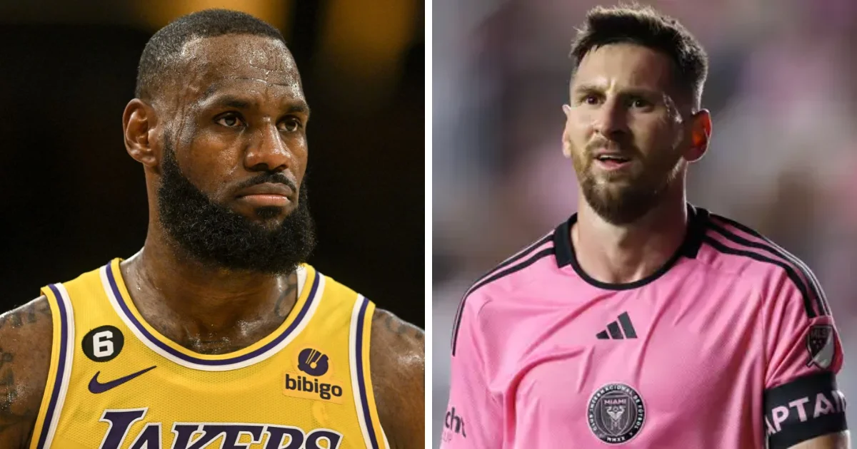 Lebron James and Lionel Messi