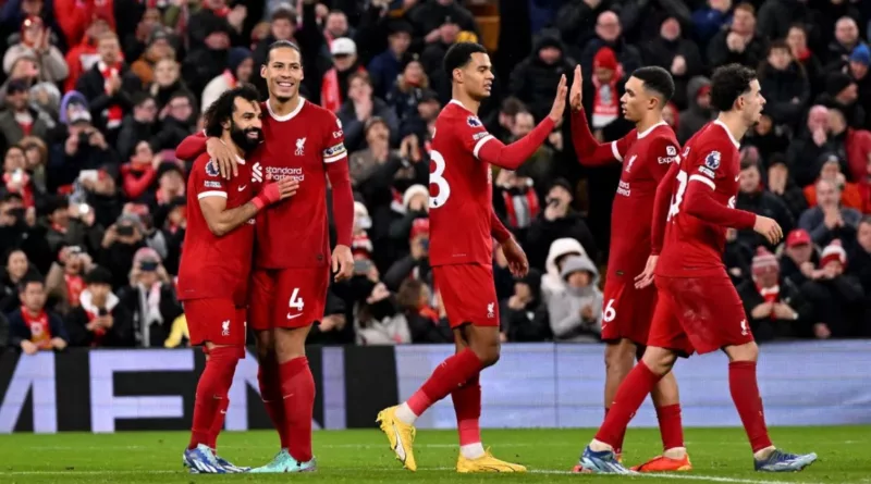 Liverpool eases into the Europa League quarter-finals after thrashing Sparta Prague 6-1