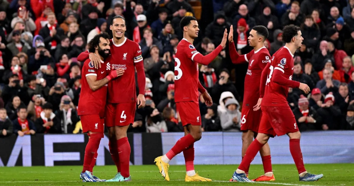 Liverpool eases into the Europa League quarter-finals after thrashing Sparta Prague 6-1