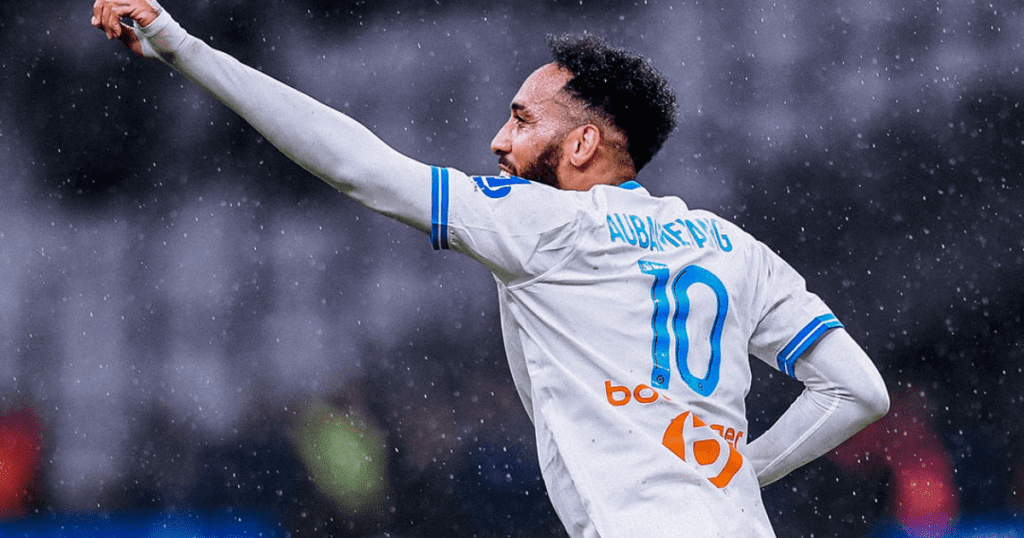 Pierre-Emerick Aubameyang for Marseille (Credit: Getty)