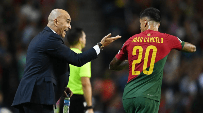 Joao Cancelo and Roberto Martinez