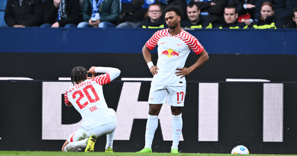 RB Leipzig celebrating (Credit: Getty)