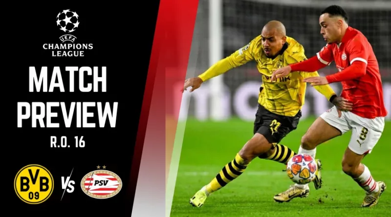 Borussia Dortmund vs PSV Eindhoven