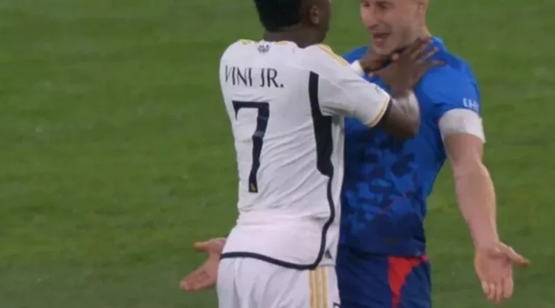 Vinicius Jr Red Card incident