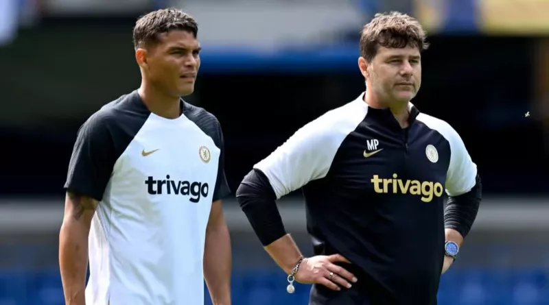 Pochettino and Thiago Silva