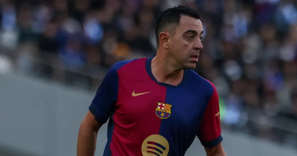 Xavi (Image Credit: Official X account of FC Barcelona)