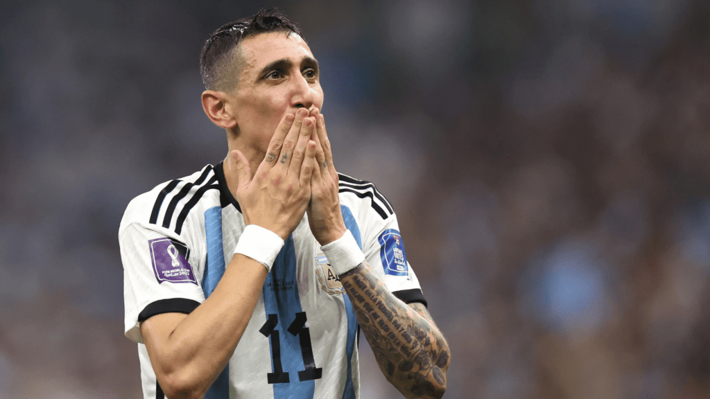 Angel di Maria with Argentina