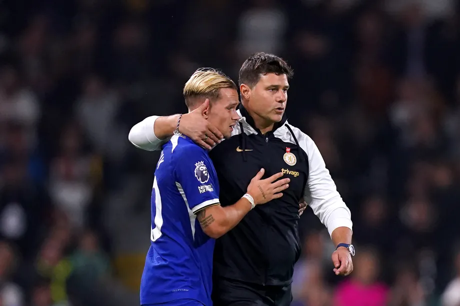 Mauricio Pochettino and Mykhailo Mudryk in Chelsea