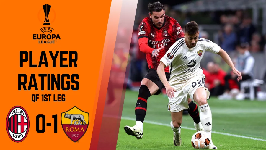 AC Milan vs AS Roma Player Ratings