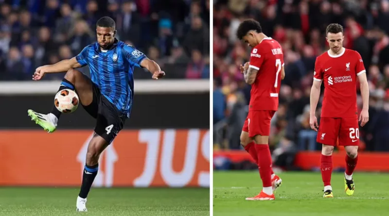 Atalanta's Isak Hien escaped a potential red card against Liverpool