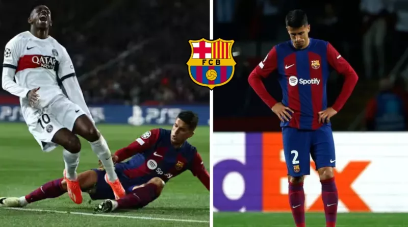 Barca's Defender Committed a Rash Foul in Barcelona vs PSG UCL encounter