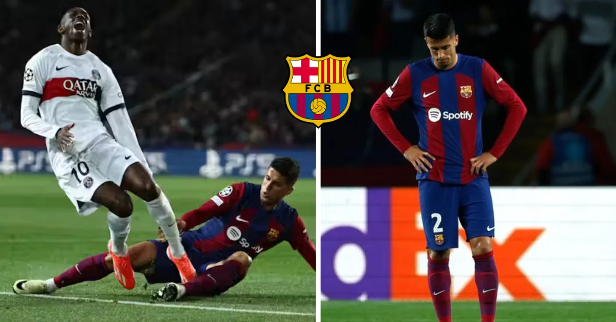 Barca's Defender Committed a Rash Foul in Barcelona vs PSG UCL encounter