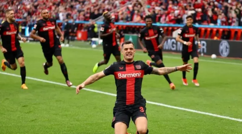 Bayer Leverkusen fans invade as club secure their first-ever Bundesliga title