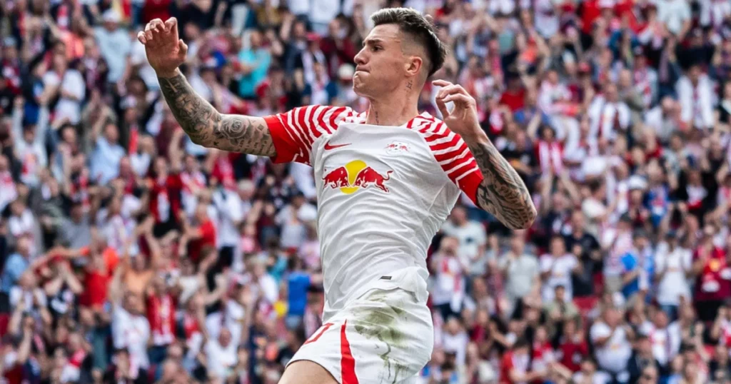 Benjamin Sesko (Image Credit: X / @RBLeipzig)
