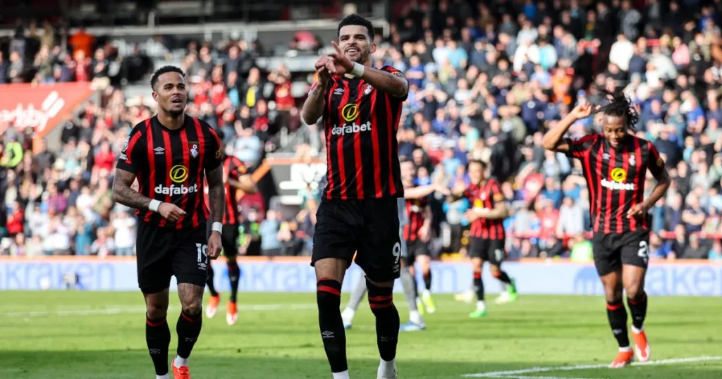 Dominic Solanke ahead of Aston Villa vs Bournemouth