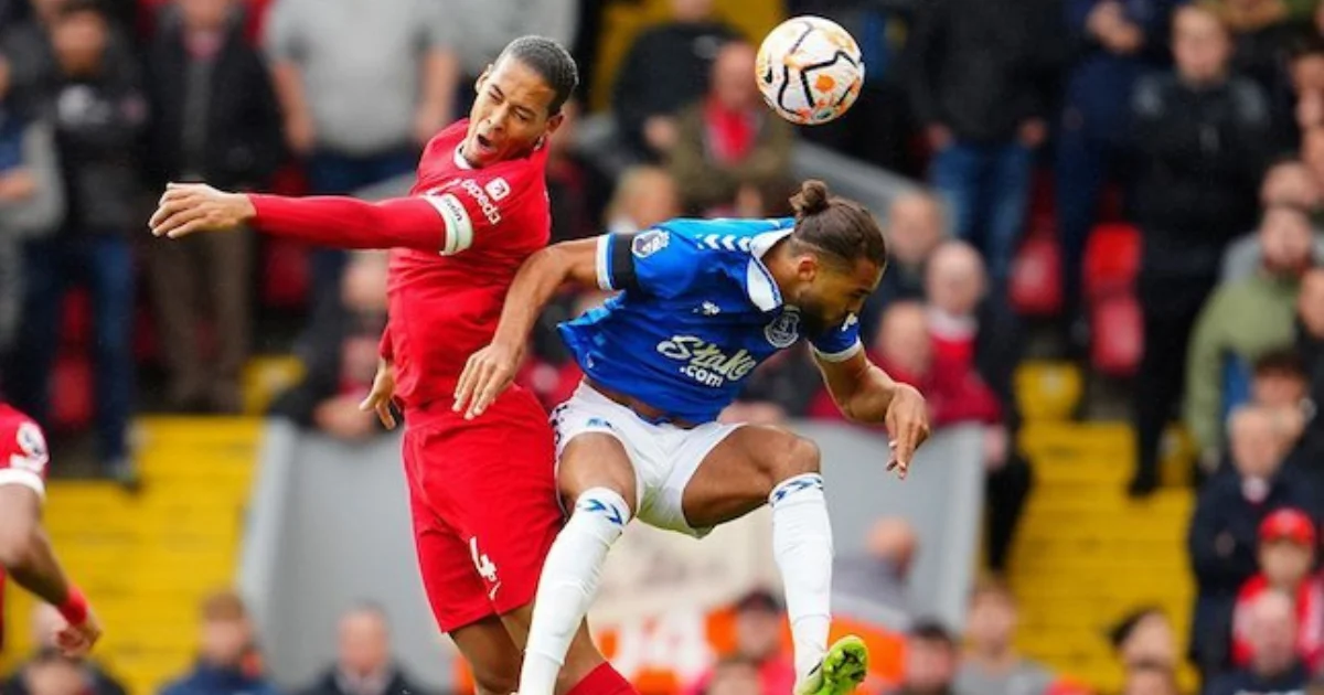 Everton denied an early penalty by VAR against Liverpool