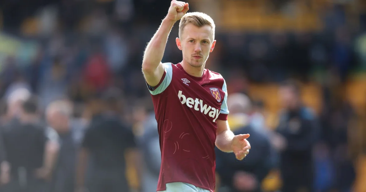 James Ward-Prowse ahead of Bayer Leverkusen vs West Ham