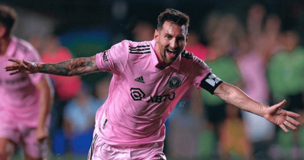 Lionel Messi for Inter Miami in MLS (Credit: Getty)