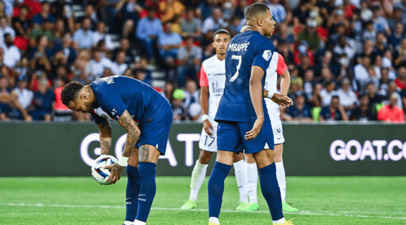 Neymar and Kylian Mbappe