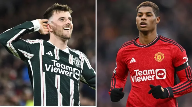 Mason Mount and Marcus Rashford