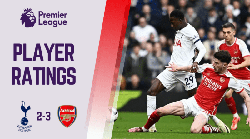 Tottenham Hotspur vs Arsenal Player Ratings