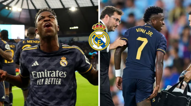 Vinicius Junior's Injury in Man City vs Real Madrid UCL Clash