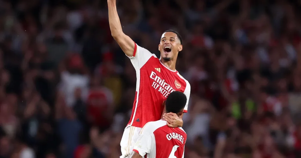 William Saliba (Image Credit: X / @Arsenal))