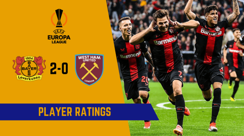 Bayer Leverkusen vs West Ham Player Ratings