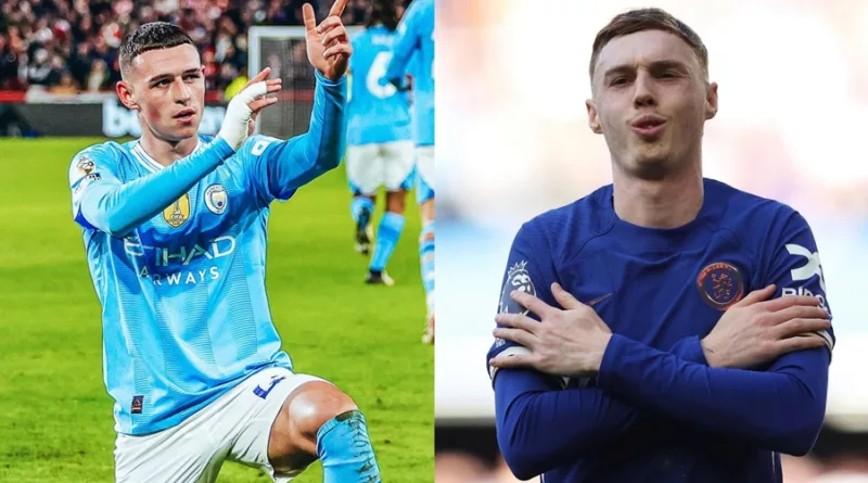 Phil Foden and Cole Palmer