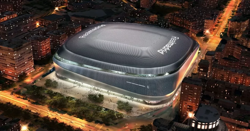 Real Madrid's home ground of Santiago Bernabeu (Credits: Getty)