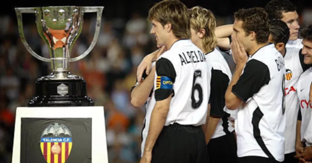 Valencia during their last La Liga title win (Credits: Getty)