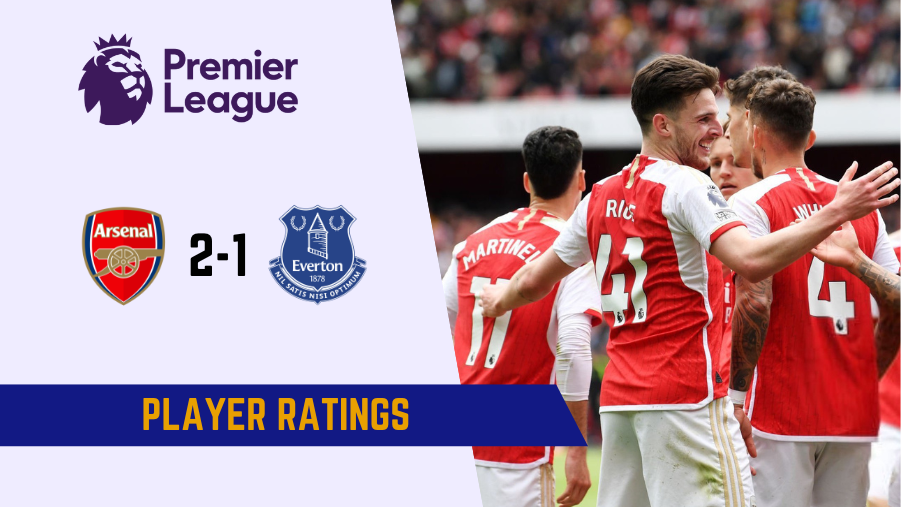 Arsenal vs Everton Player Ratings
