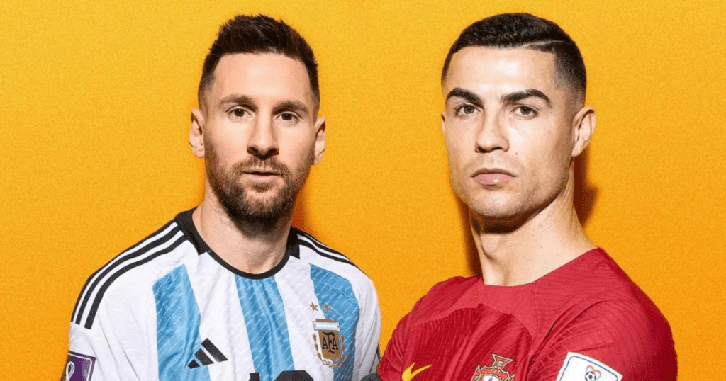 Lionel Messi and Cristiano Ronaldo