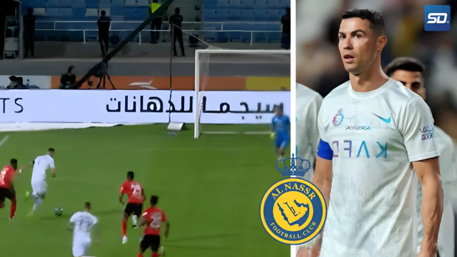 Crsitiano Ronaldo miss against Al-Riyadh
