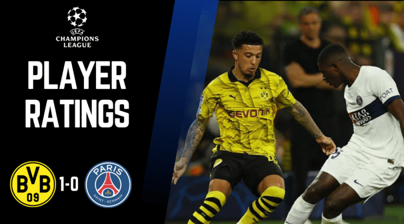 Dortmund vs PSG Player Ratings