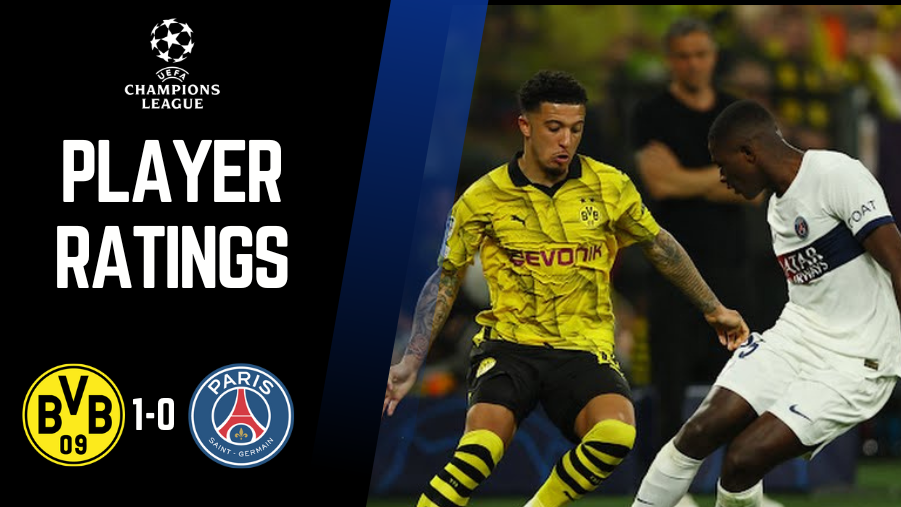 Dortmund vs PSG Player Ratings