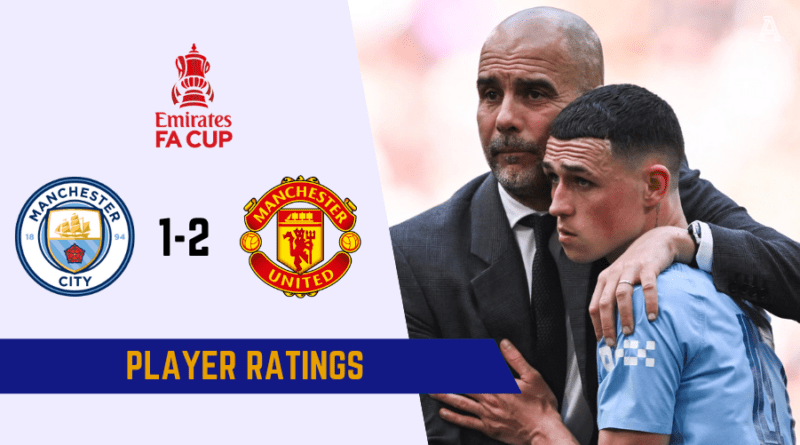 Manchester City vs Manchester United Player Ratings