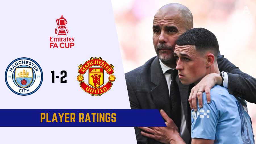 Manchester City vs Manchester United Player Ratings