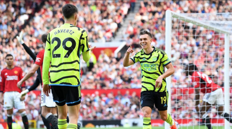 Arsenal celebrating