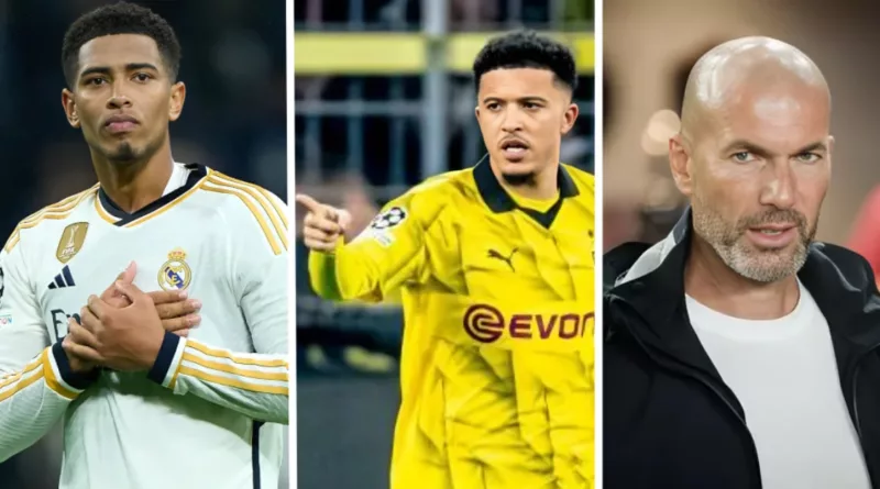 Jadon Sancho - Jude Bellingham and Zinedine Zidane