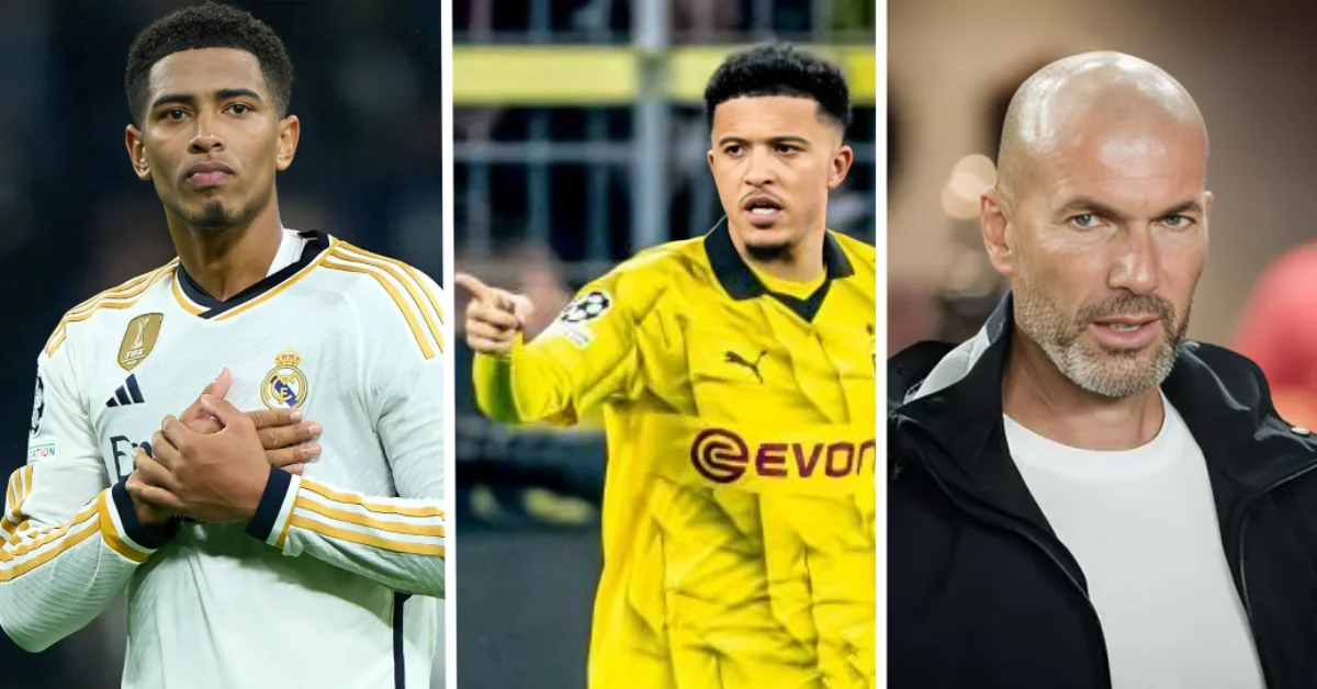 Jadon Sancho - Jude Bellingham and Zinedine Zidane