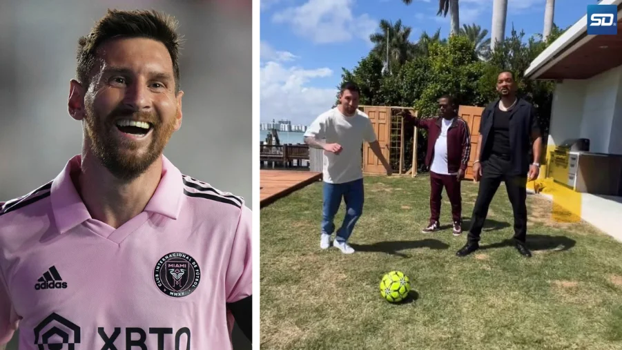 Lionel Messi promotes Bad Boys