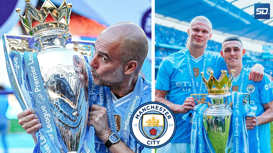 Pep Guardiola - Man City wins Premier League title