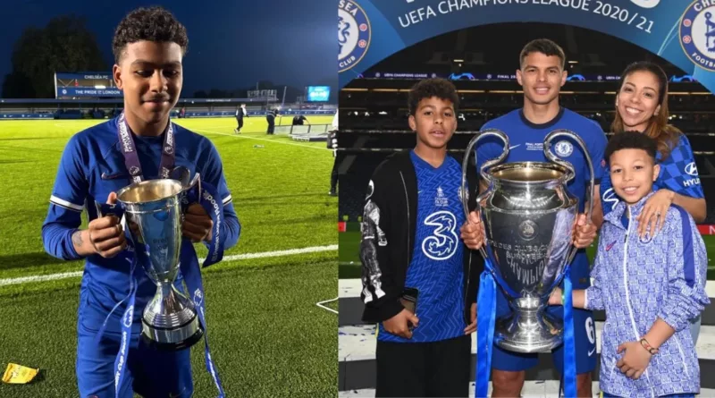 Chelsea defender Thiago Silva's son Isago Silva