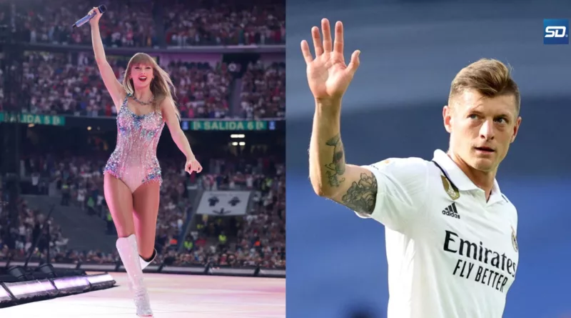 Toni Kroos spotted enjoying Taylor Swift concert at Real Madrid's Santiago Bernabeu Stadium