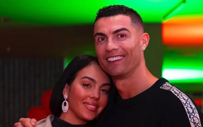 Georgina Rodriguez and Cristiano Ronaldo