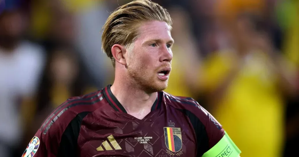 Belgium captain Kevin De Bruyne