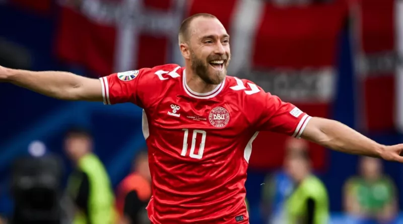 Euro 2024 Emotional Christian Eriksen scores exactly 1100 days after suffering cardiac arrest at Euro 2020