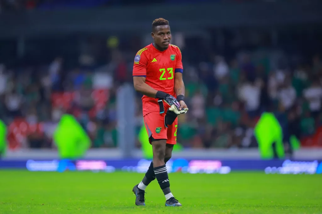 Jamaica goalkeeper Jahmali Waite