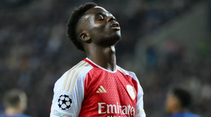 Bukayo Saka injury